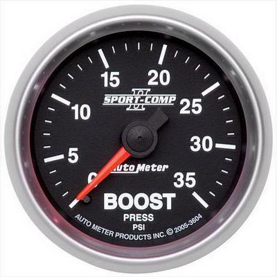 Auto Meter Sport-Comp II Mechanical Boost Gauge - 3604